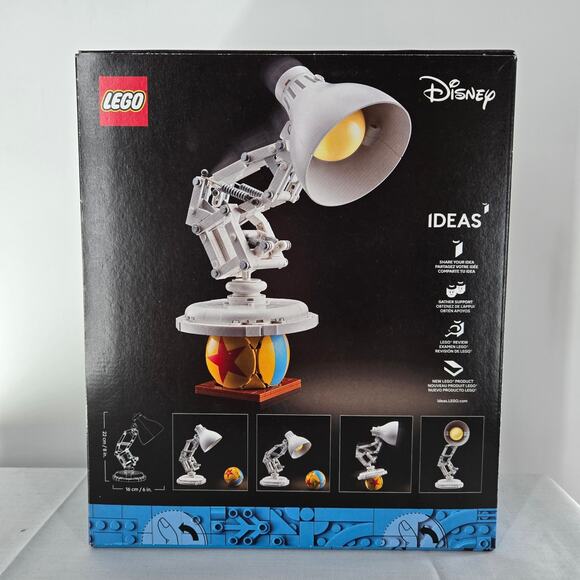 NEW SEALED Exclusive Lego Ideas Disney Pixar Luxo Jr. with Luxo Ball - Picture 2 of 8
